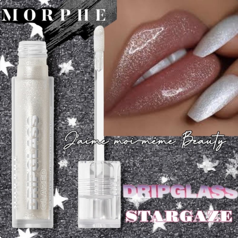 Morphe Limited Edition Dripgloss Lipgloss Starglaze-Holographic Silver Shimmer